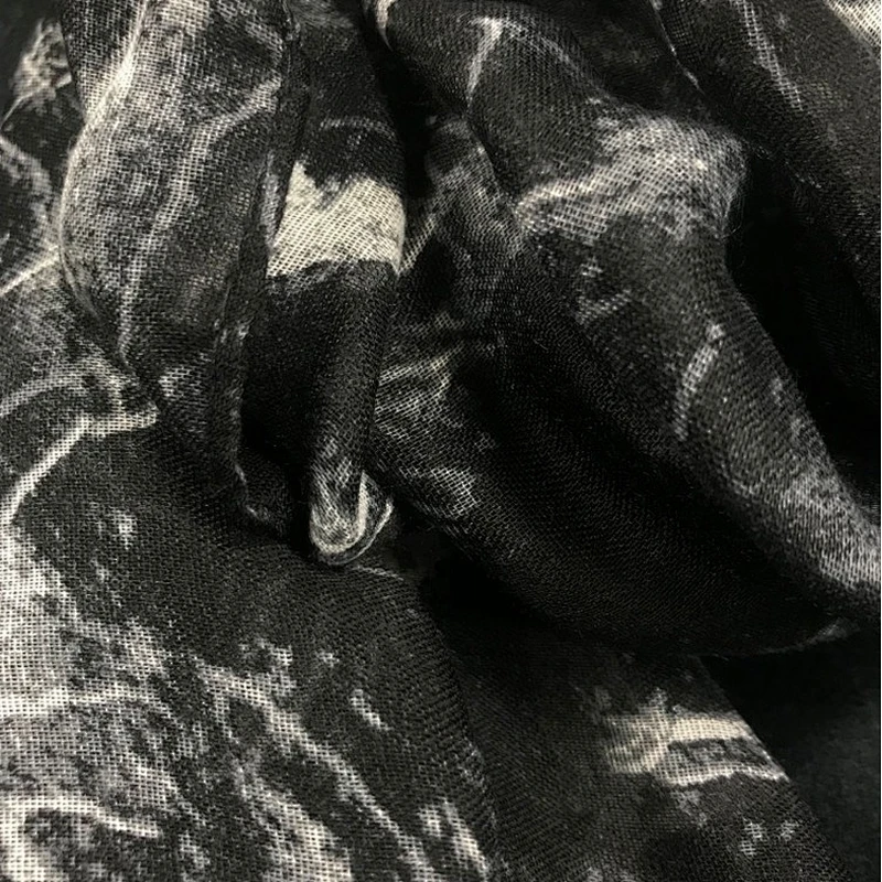 Mysterious pattern  personality colored versatile accessories scarves