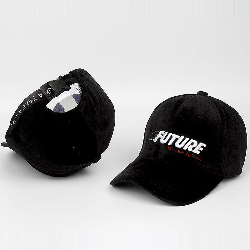 charcoal cashmere melton baseball cap