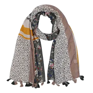 Fashion spot and stripes shawl  scarf for women