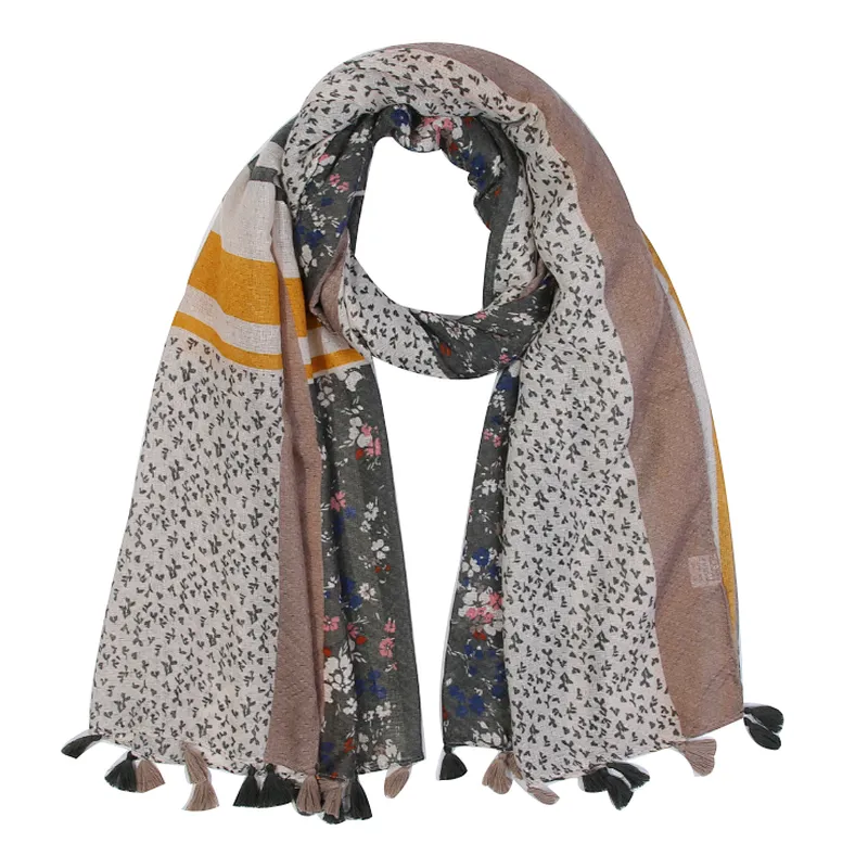 Fashion spot and stripes shawl  scarf for women
