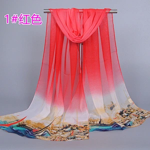 High quality new women soft long cotton scarf hijab shawl