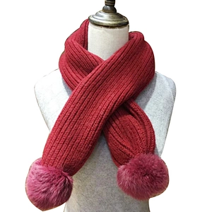 Korean version of winter student warm female fashion wool neck scarf