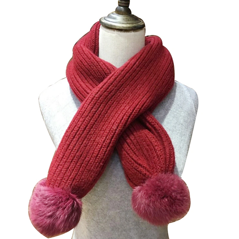 Korean version of winter student warm female fashion wool neck scarf