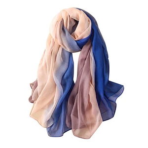 Wholesale China fashion spring scarves custom print silk scarf shawl