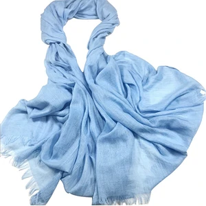 Women's Fashion cotton oversize extended pure color scarf