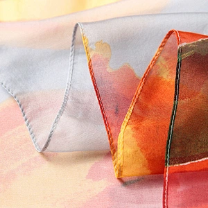 Merino wool mens scarf fashion baju muslim screen printing silk scarf