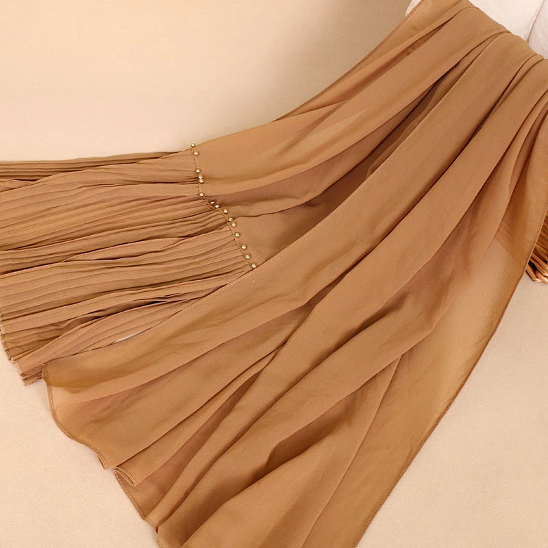 Plain viscose hijab woman camel printed scarf sexy hijab women