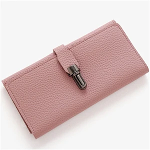 Best Selling Girl Colorful Wallet Mini Safe Card Wallet Leather Brand Women Wallet