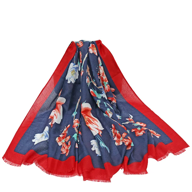 National style cotton and linen  scarf female beach towel Korean version of  versatile scarf