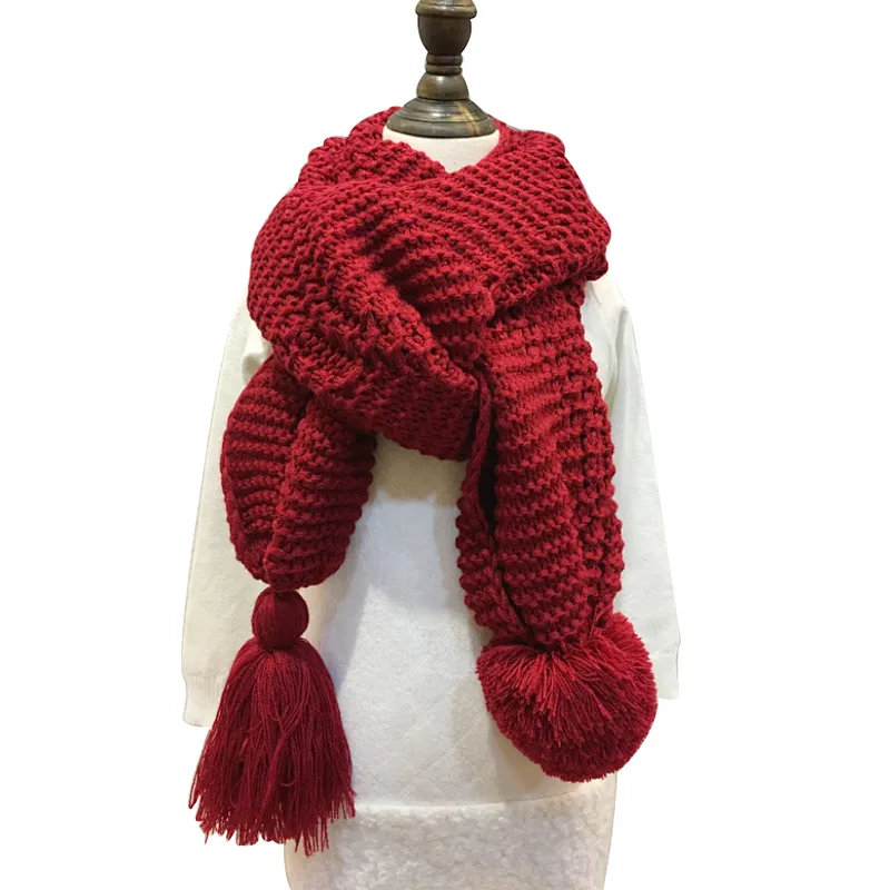 Korean version female student autumn winter thicken warm fashion lovely personality scarf