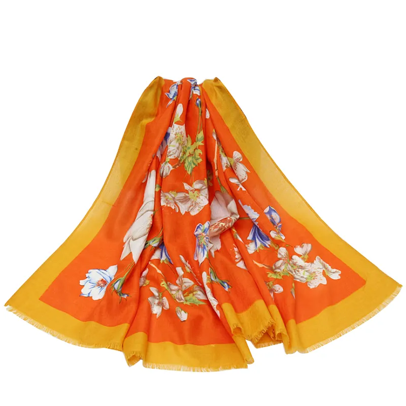 National style cotton and linen  scarf female beach towel Korean version of  versatile scarf