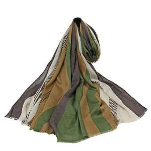 New style spring and summer  beach tourism sunscreen shawl cotton and linen scarf