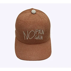 New Knitting Cap Charactristic Custom Letters Baseball Cap
