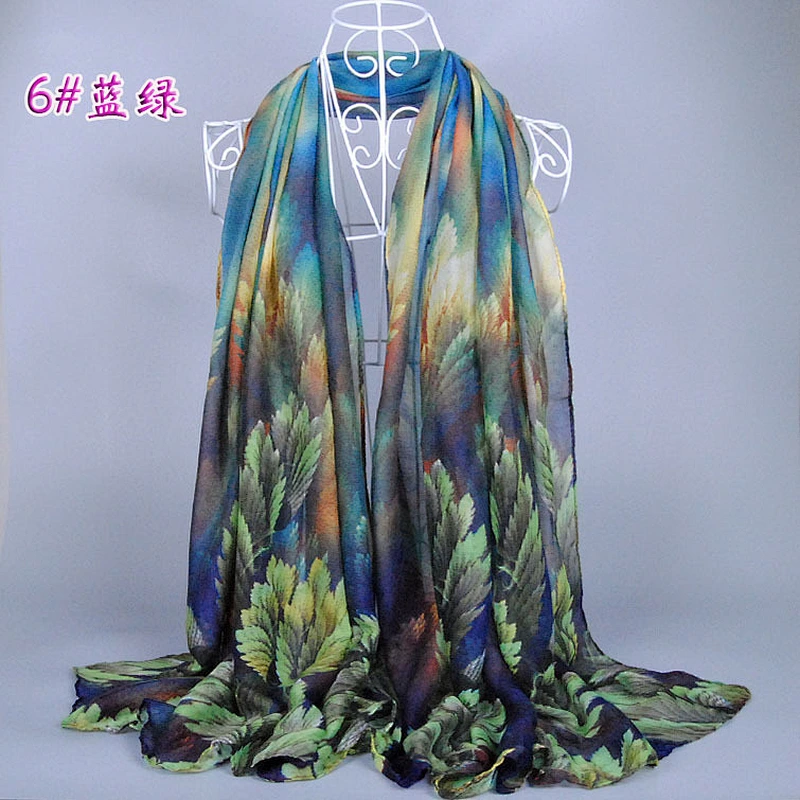 Custom made scarf ready to wear hijab logo print silk scarf