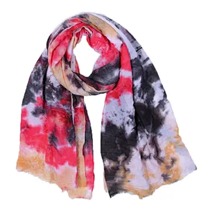 New fashion silk towel tie dyeing scarf