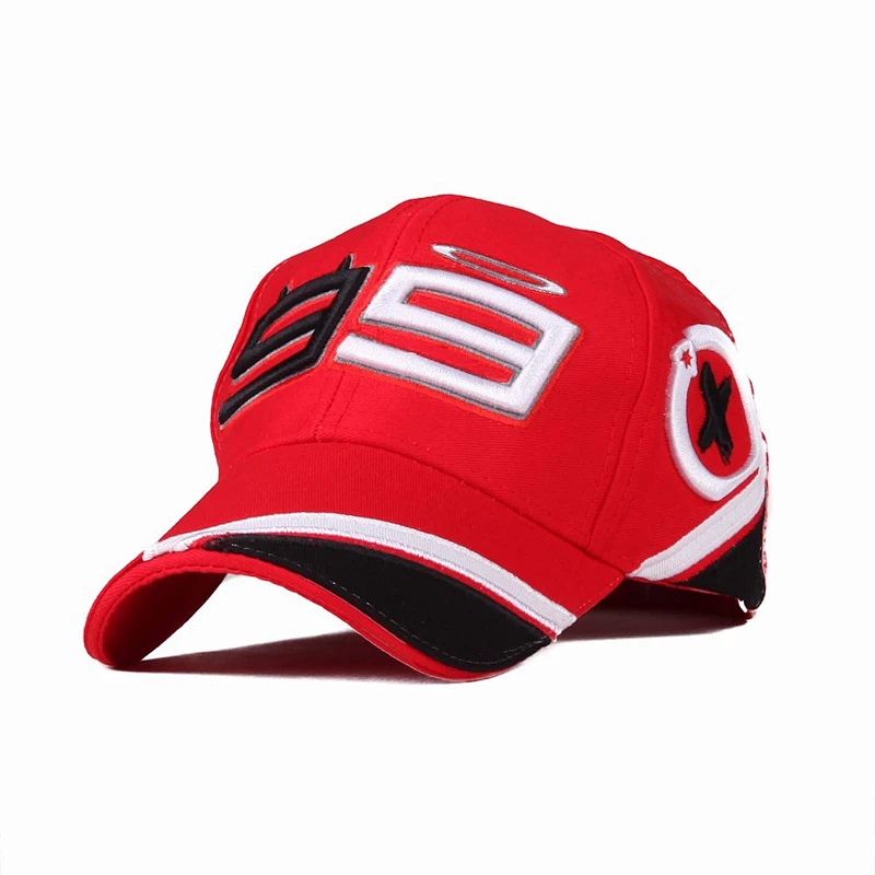 Custom high quality baseball cap 3D embroidered motorcycle baseball hats sport racing cap