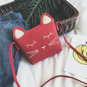 Children Bag Cute Girl Shoulder Bag Little Mini PU Bag