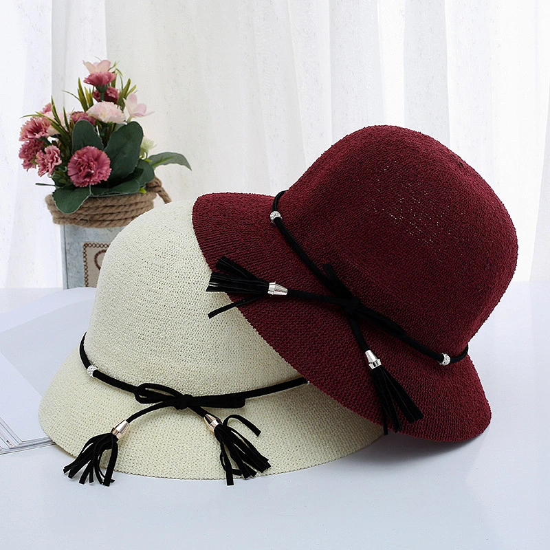 Ningbo JAY'S 2017 new style fashion raffia straw hat manufacturer bodies ladies custom summer made good quality sun boater hat