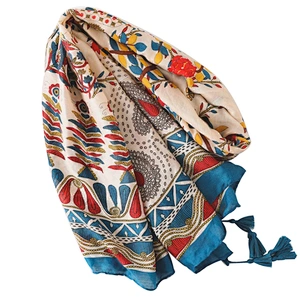 Spring and autumn fashion beach towel printed scarf