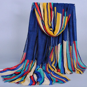 China supplier high quality fashion 100% cotton scarf arabic scarf for men