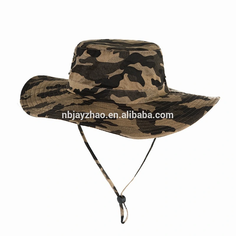 UV protection summer camouflage fisherman's cap