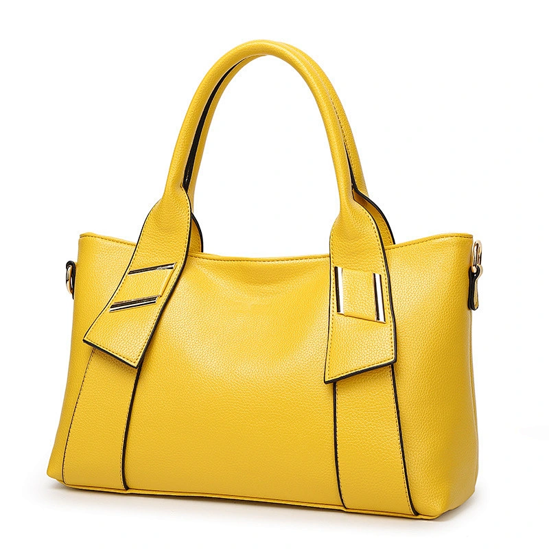 2019 Fashion Contrast Color Combination Bag Women PU Leather Handbag For Travel