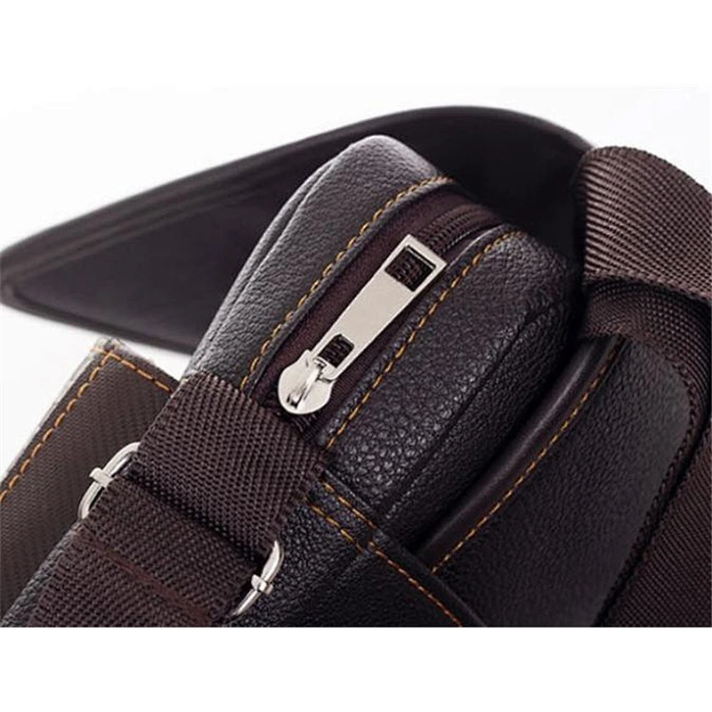 2019 Most Popular Mens Casual Business Leather Messenger Bag Shoulder Bag