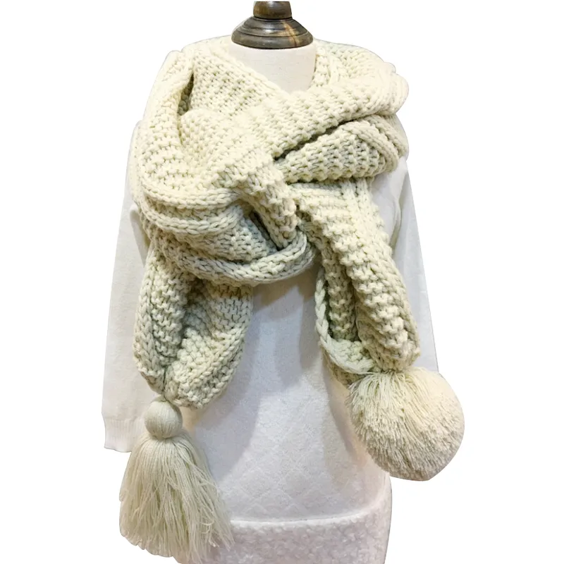 Korean version female student autumn winter thicken warm fashion lovely personality scarf