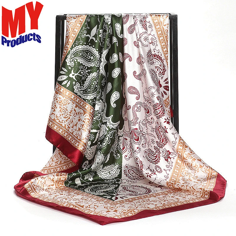 Dhaka Shawl Wool Silk Reversible Scarf Scarf Women Hijab