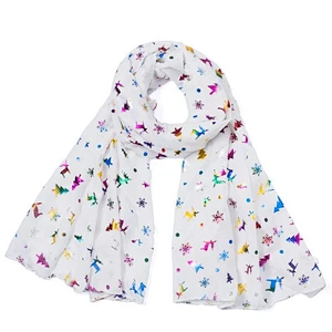 New autumn and winter Christmas fashion  tree printed scarf