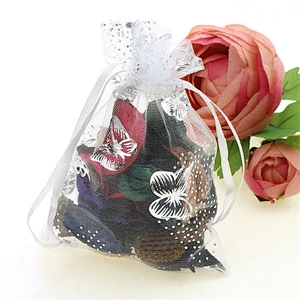 2019 Colorful Organza Drawstring Bag Candy Bag Small Christmas Gift Bag