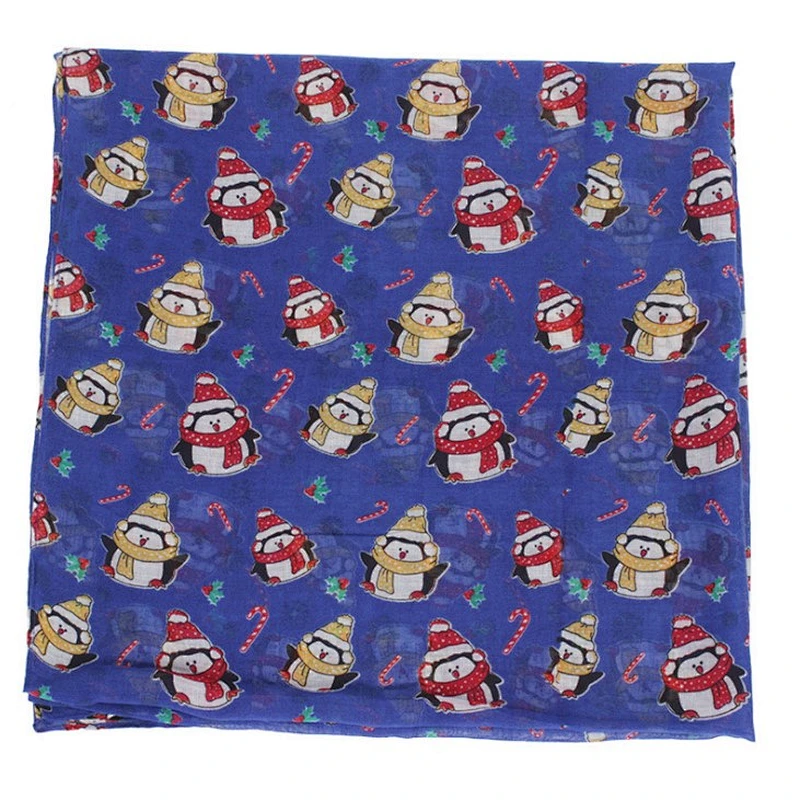 New style Christmas with encrypted penguin scarf for children
