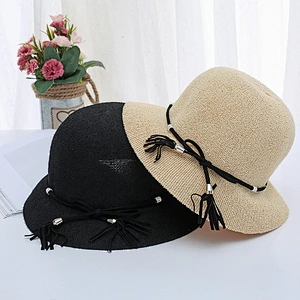 Ningbo JAY'S 2017 new style fashion raffia straw hat manufacturer bodies ladies custom summer made good quality sun boater hat