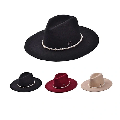 Direct manufacturers in autumn and winter Lovely cute Ladies Wool Hat British style curling hat
