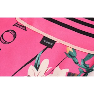 2019 New Fashion Custom Printed Silk Head Scarves