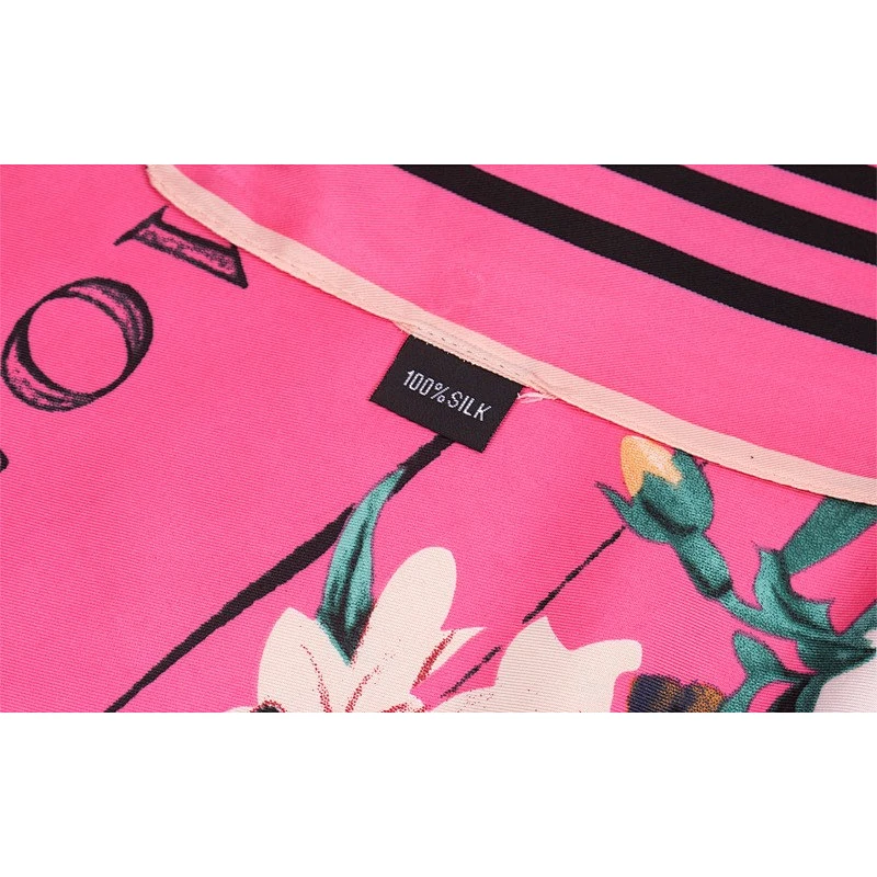 2019 New Fashion Custom Printed Silk Head Scarves