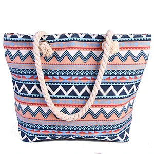 Wholesale Top Quality Canvas Tote Shopping Shoulder Bag Canvas Beach Bags For Women