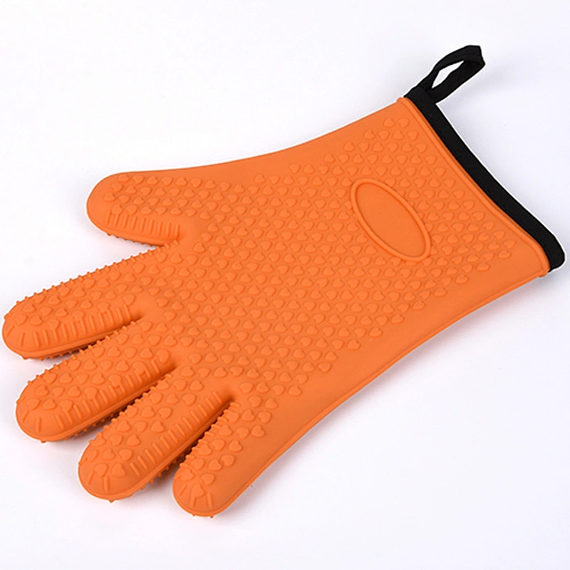 Hot Sale Microwave Heat Resistant Baking Glove,Waterproof Grilling Glove, Silicone Glove Oven Mitt