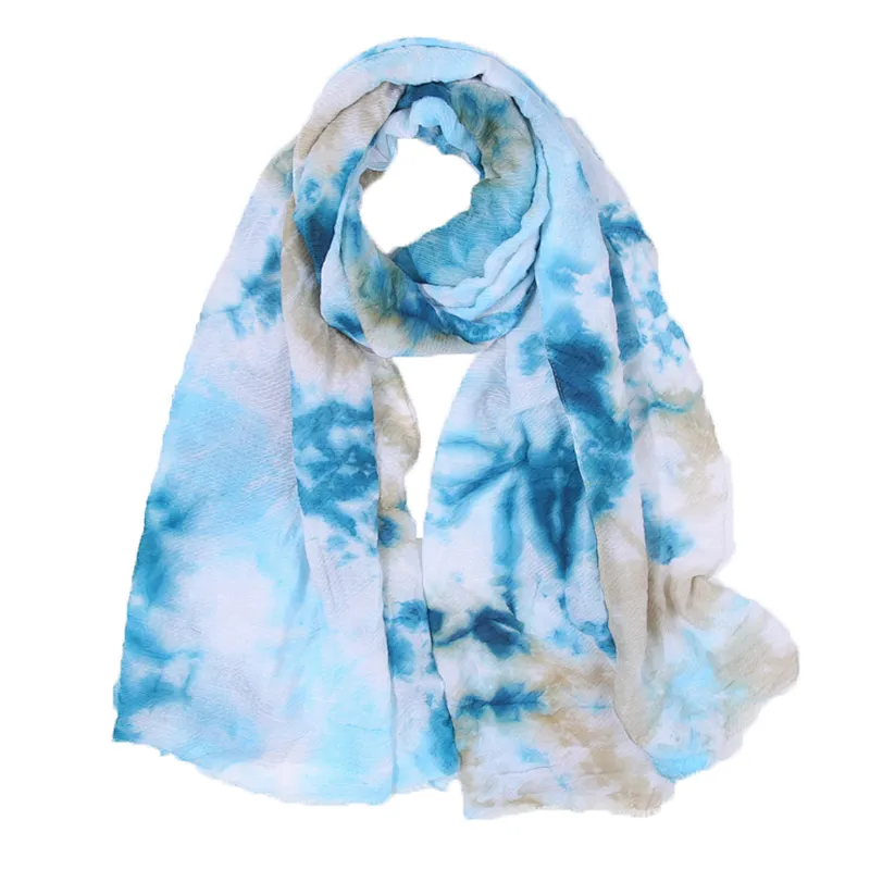 New fashion silk towel tie dyeing scarf