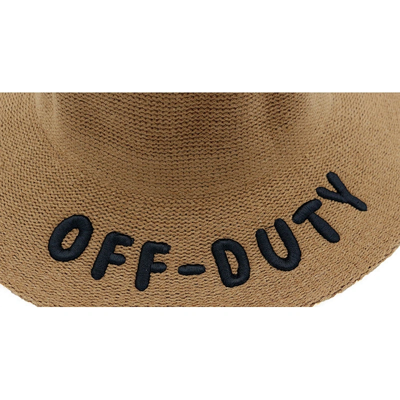 Beach Decorative Wide Brim Paper Sun Women Straw Hat