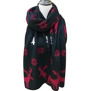 Christmas autumn and winter new warm scarf knitted  students neck shawls