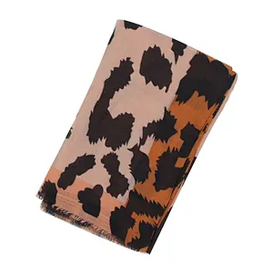 Retro style fashion Leopard grain print shawl  scarf