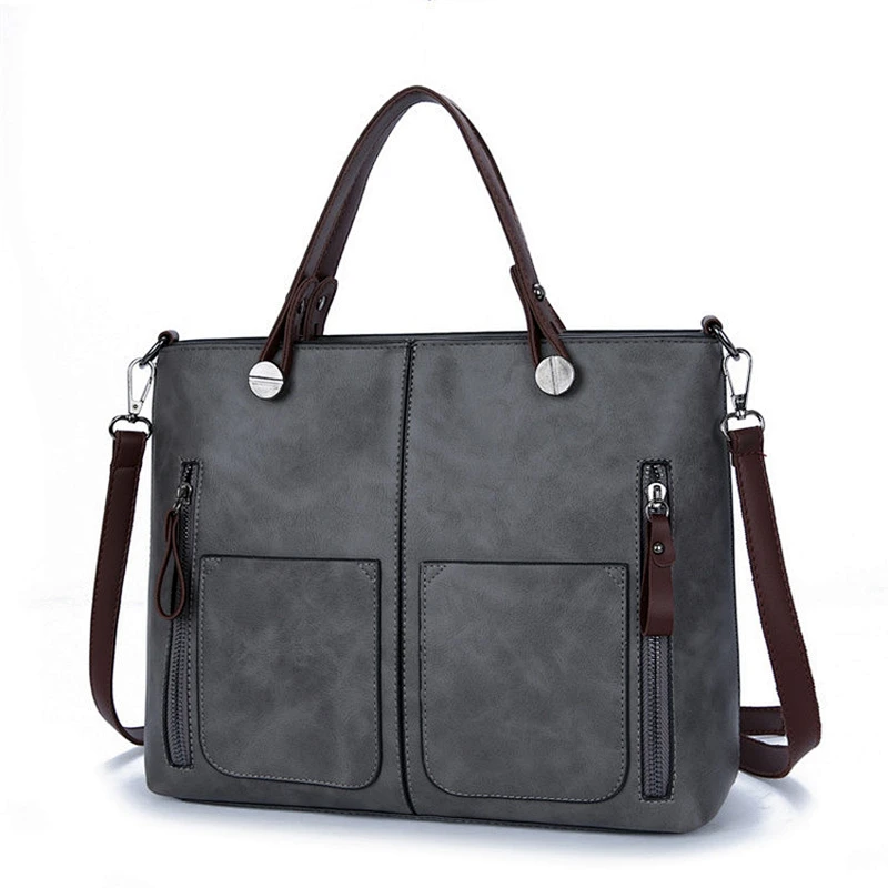 2019 New fashion business messenger bag leather shoulder bags for men