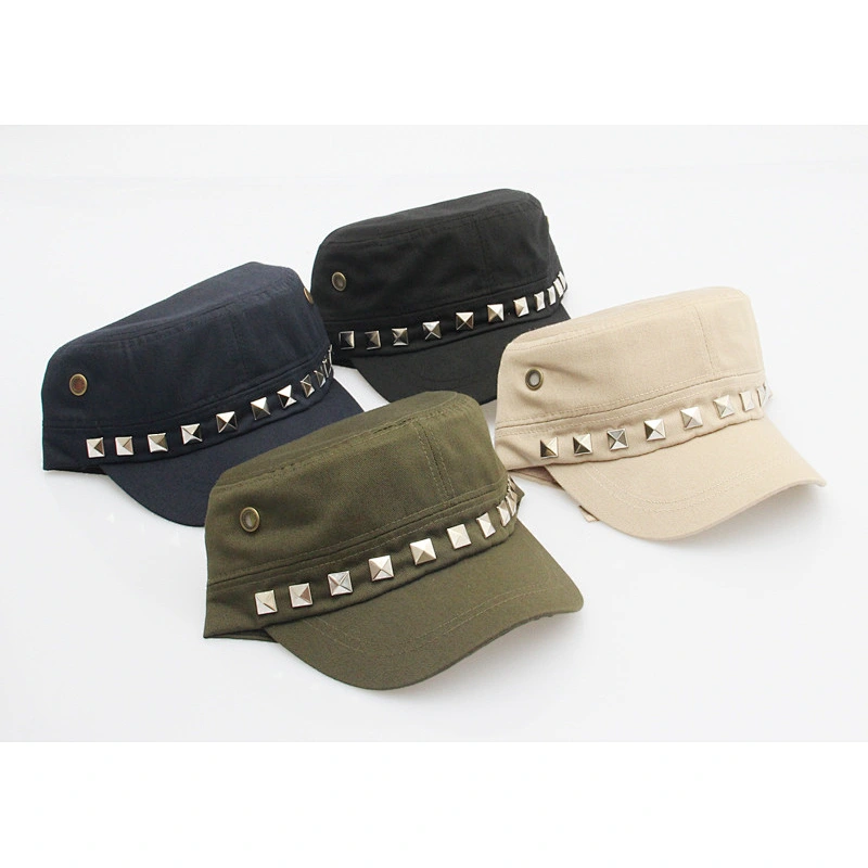 Wholesale professional High Quality Army Green Man Cap Round Hat With Embroidery LOGO