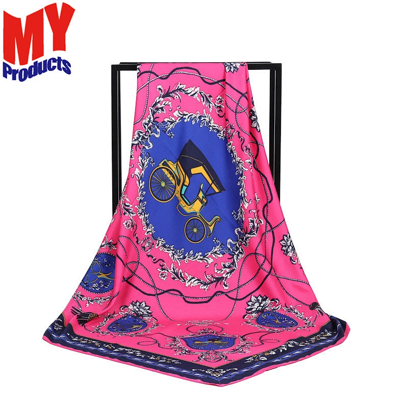 Plain square silk chiffon scarf purple cashmere scarf wool scarf men