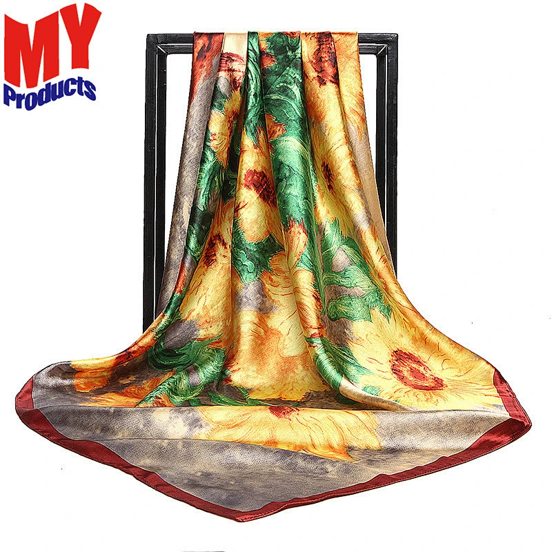 Indian silk scarf square tudung silk scarf best-selling scarf shawl