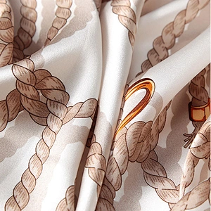 Hot sale custom printed cheap woman silk neck scarf