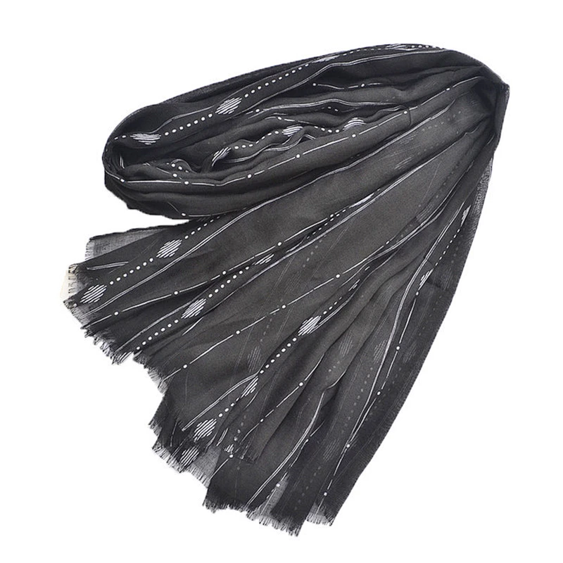 Wholesale 2019 latest soft ladies scarf shawl fashion women linen cotton scarf