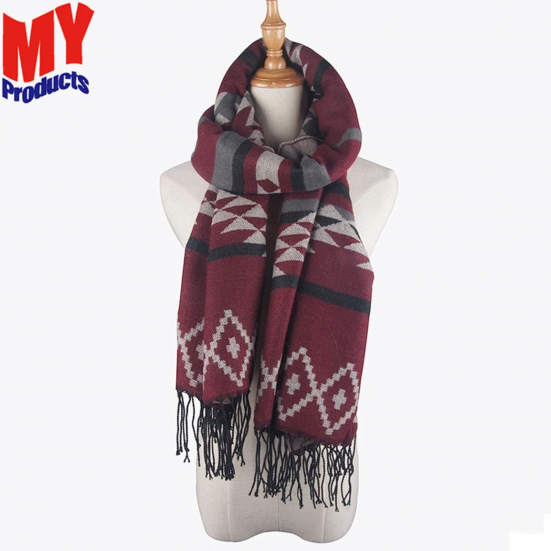 Silk scarf silk bound knit scottish cashmere scarf pattern camouflage scarf