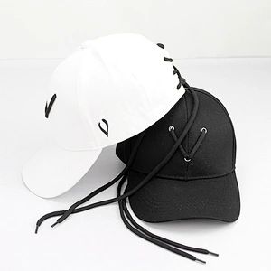 High Quality Wholesale Custom Suede Dad Hat &Cool Hip Hop 6 Panel Blank Suede Baseball Cap With Shoelace